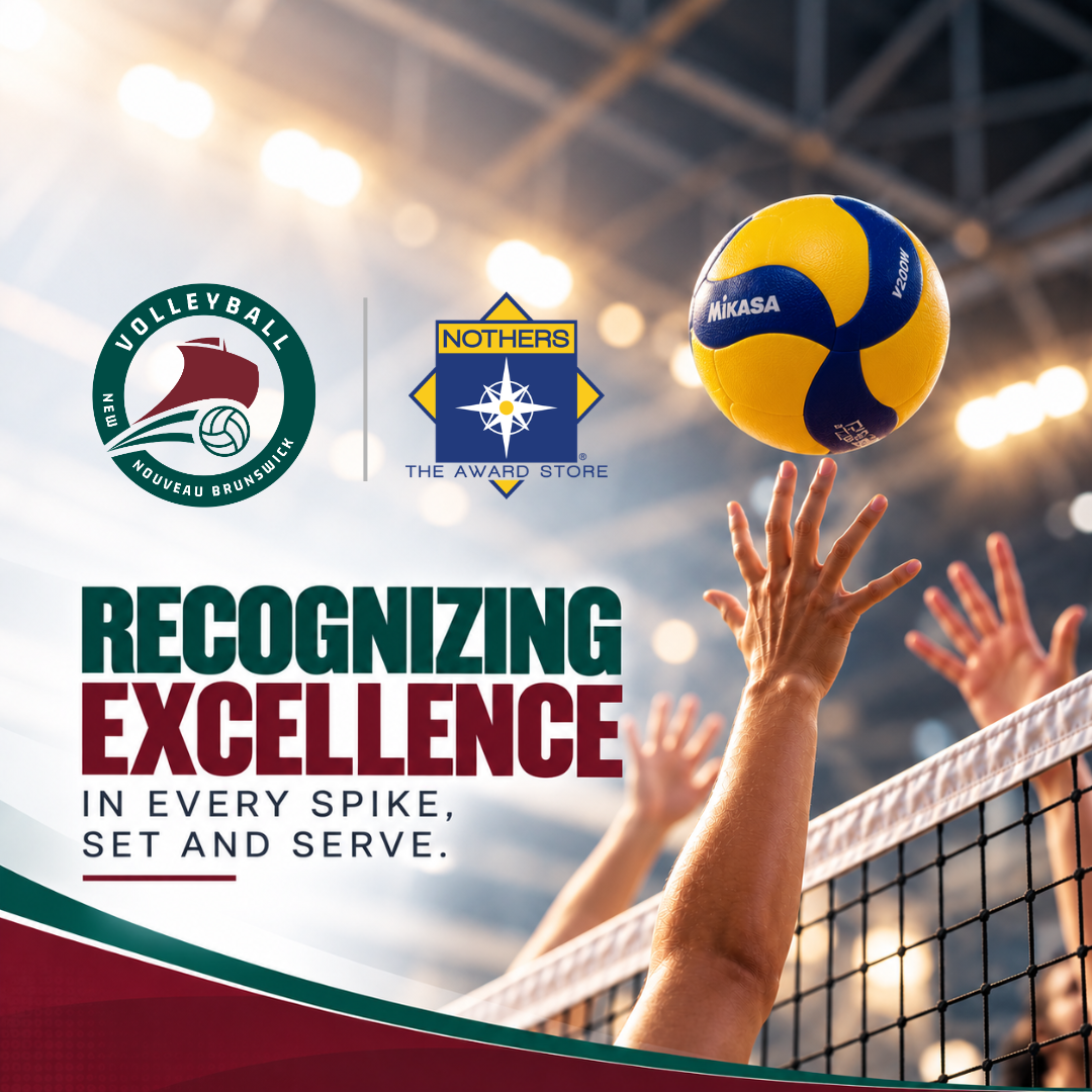 Partnership Announcement: Nothers The Award Store and Volleyball New Brunswick