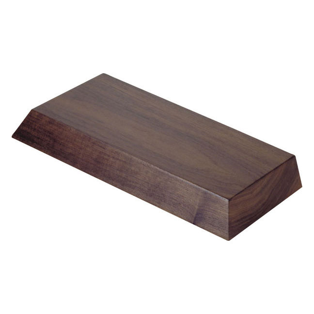 Walnut Slant Trophy Award Base