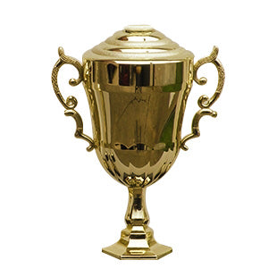 Gold Trophy Cup with Lid