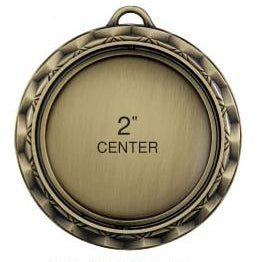 Blank Gold Spinner Medal - - Nothers