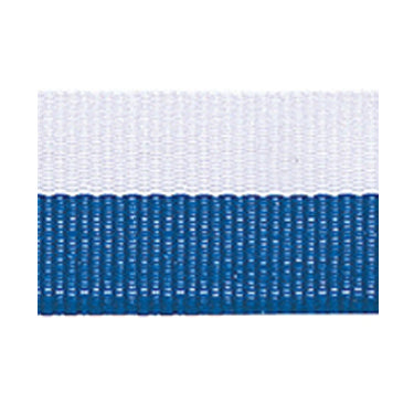 Blue and White Neck Ribbon Swatch
