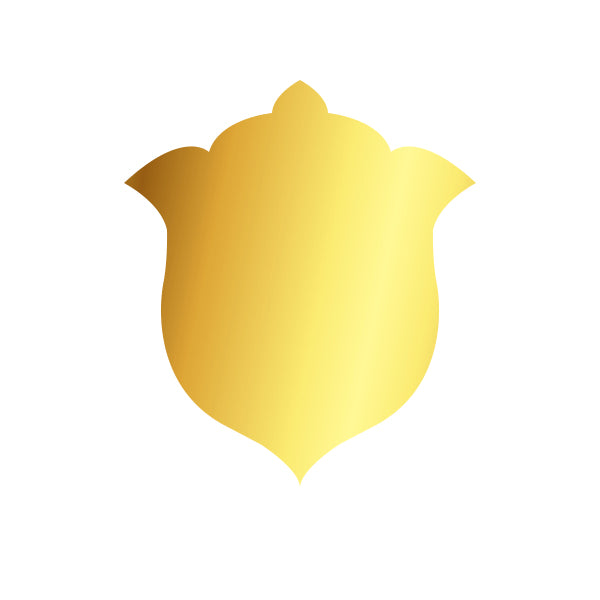 Engraved Award Shield SH-3 - Bright Gold - Nothers