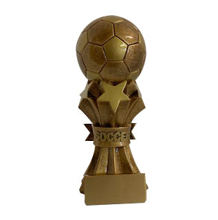 Resin Soccer Ball Star Trophy