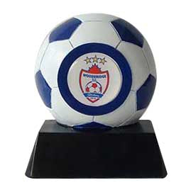 Resin Soccer Ball Trophy