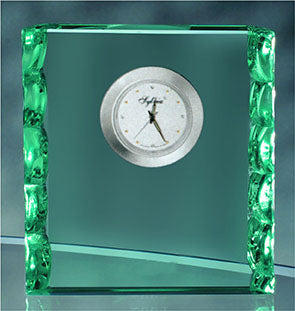Jade Crystal Clock