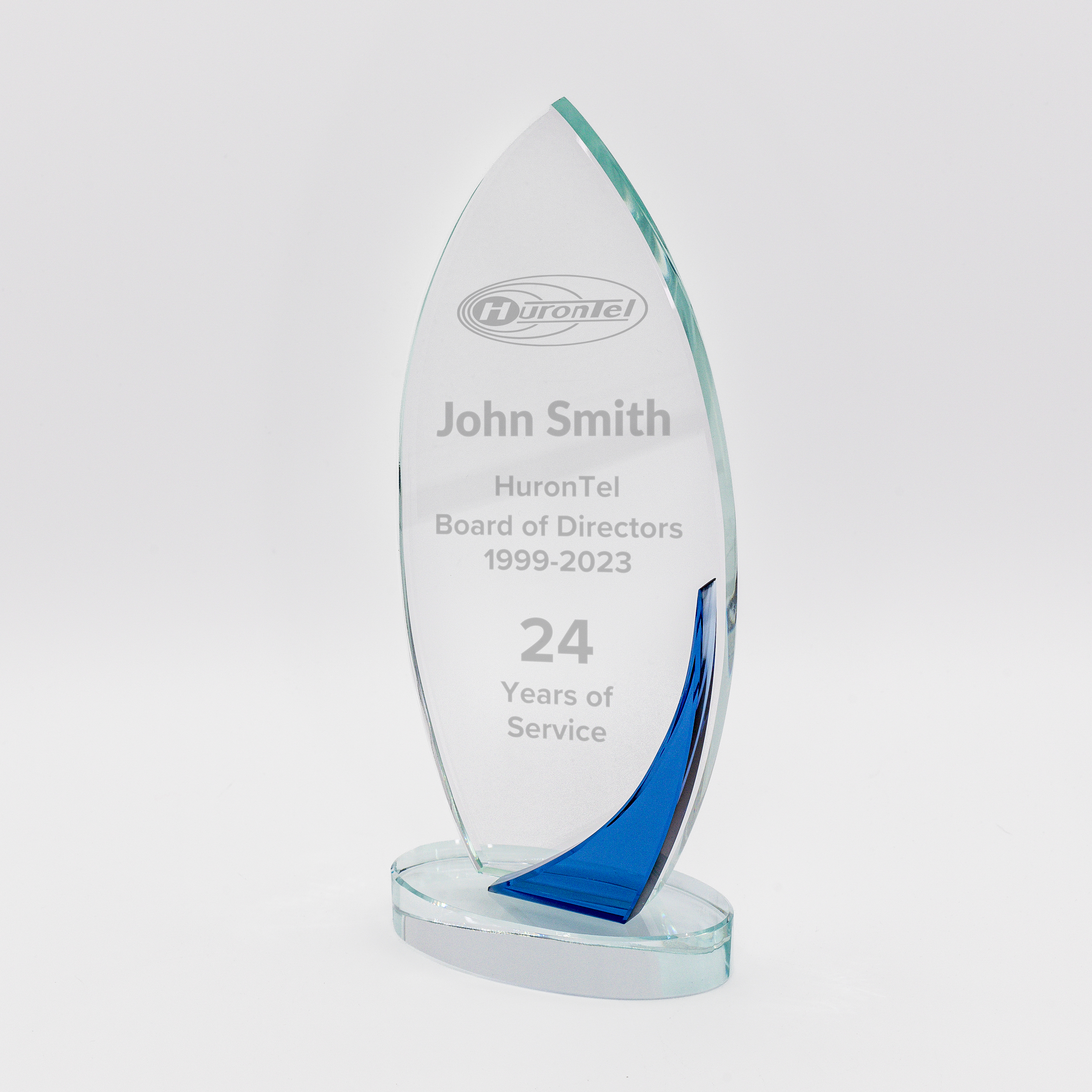 Azure Accent Glass Award - - Nothers