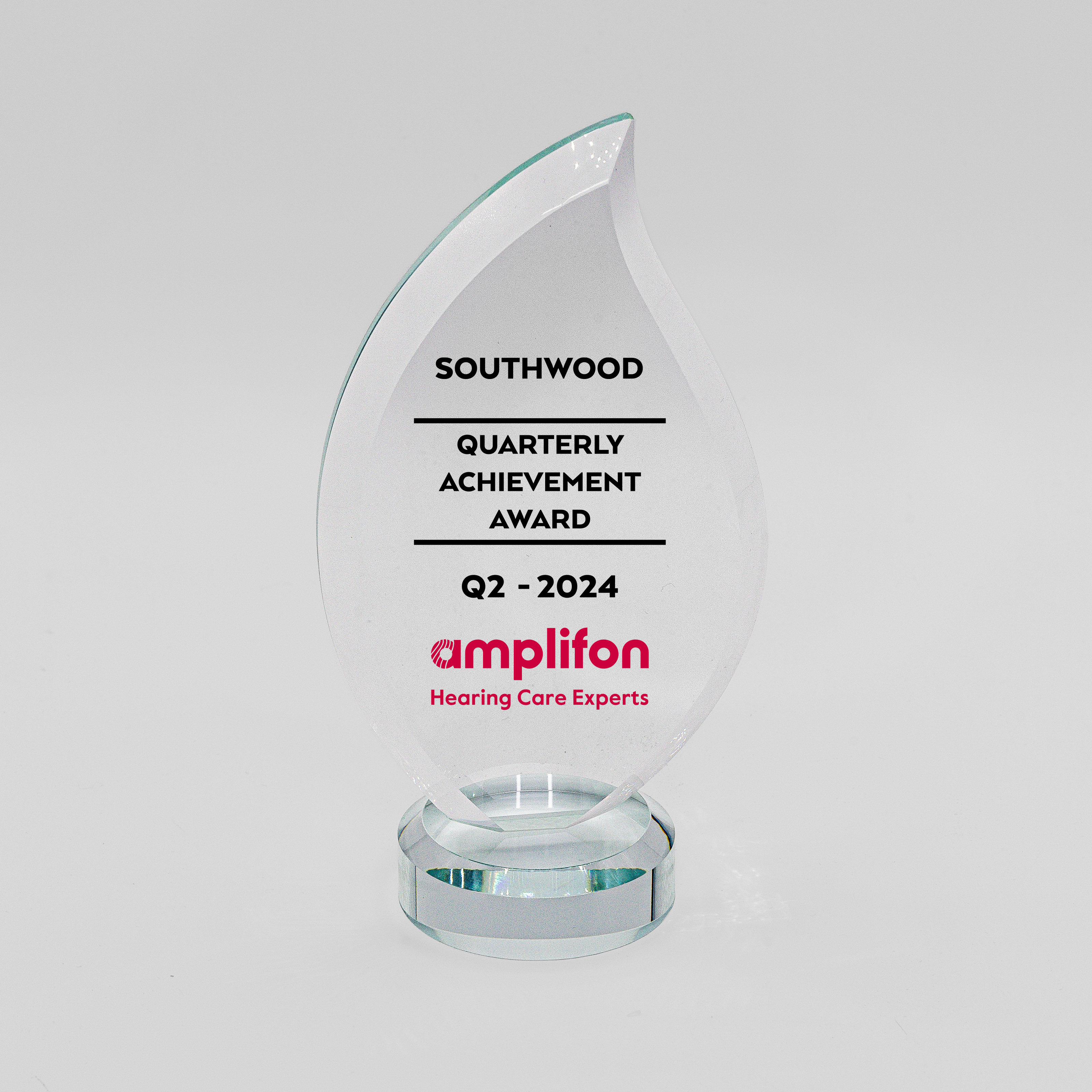 Water Droplet Glass Award