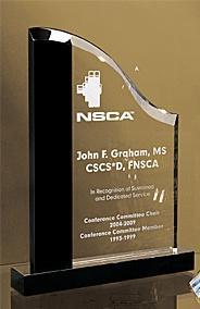 Crystal Wave Award with Black Accent - - Nothers