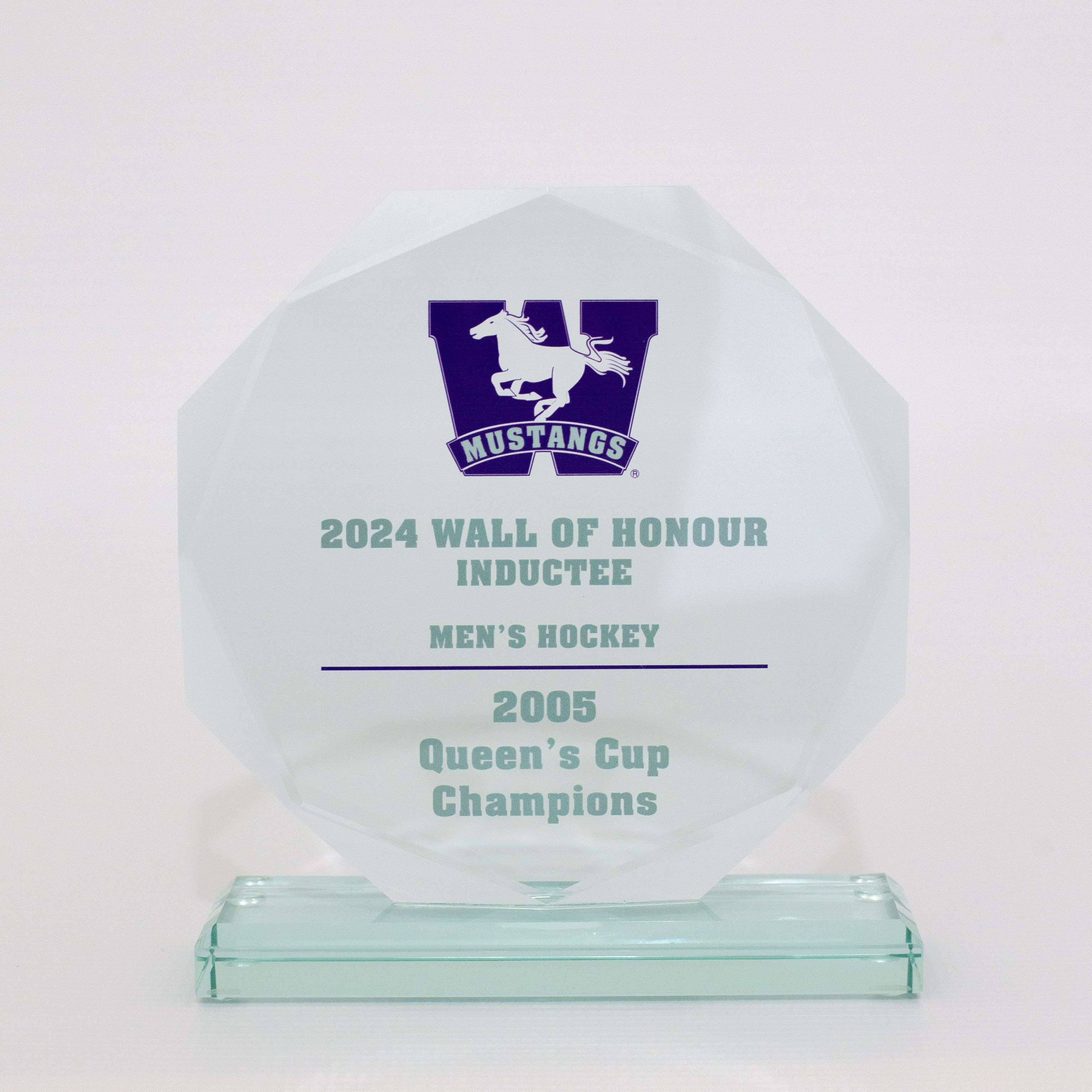 Jade Crystal Award with Beveled Edges