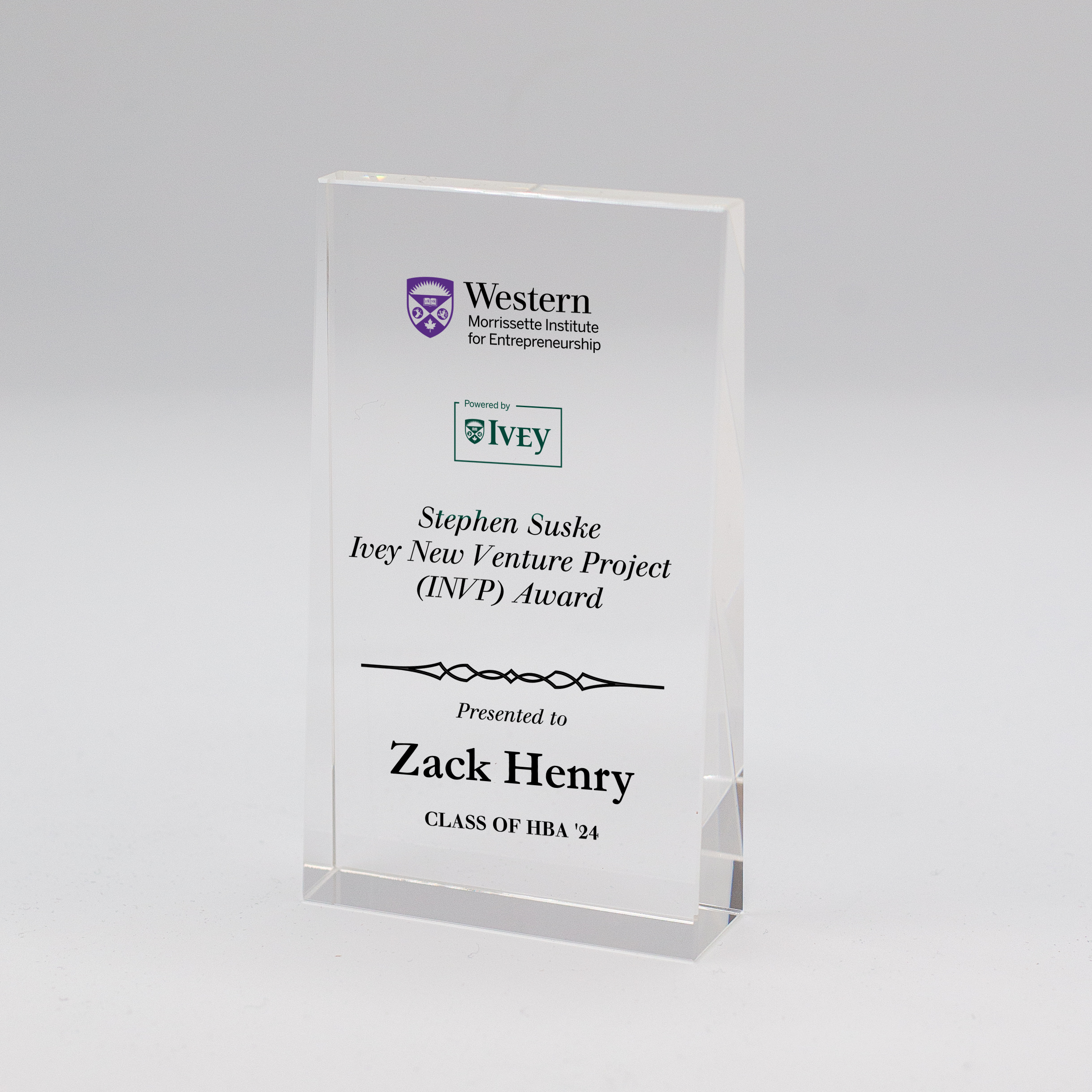 Crystal Wedge Award