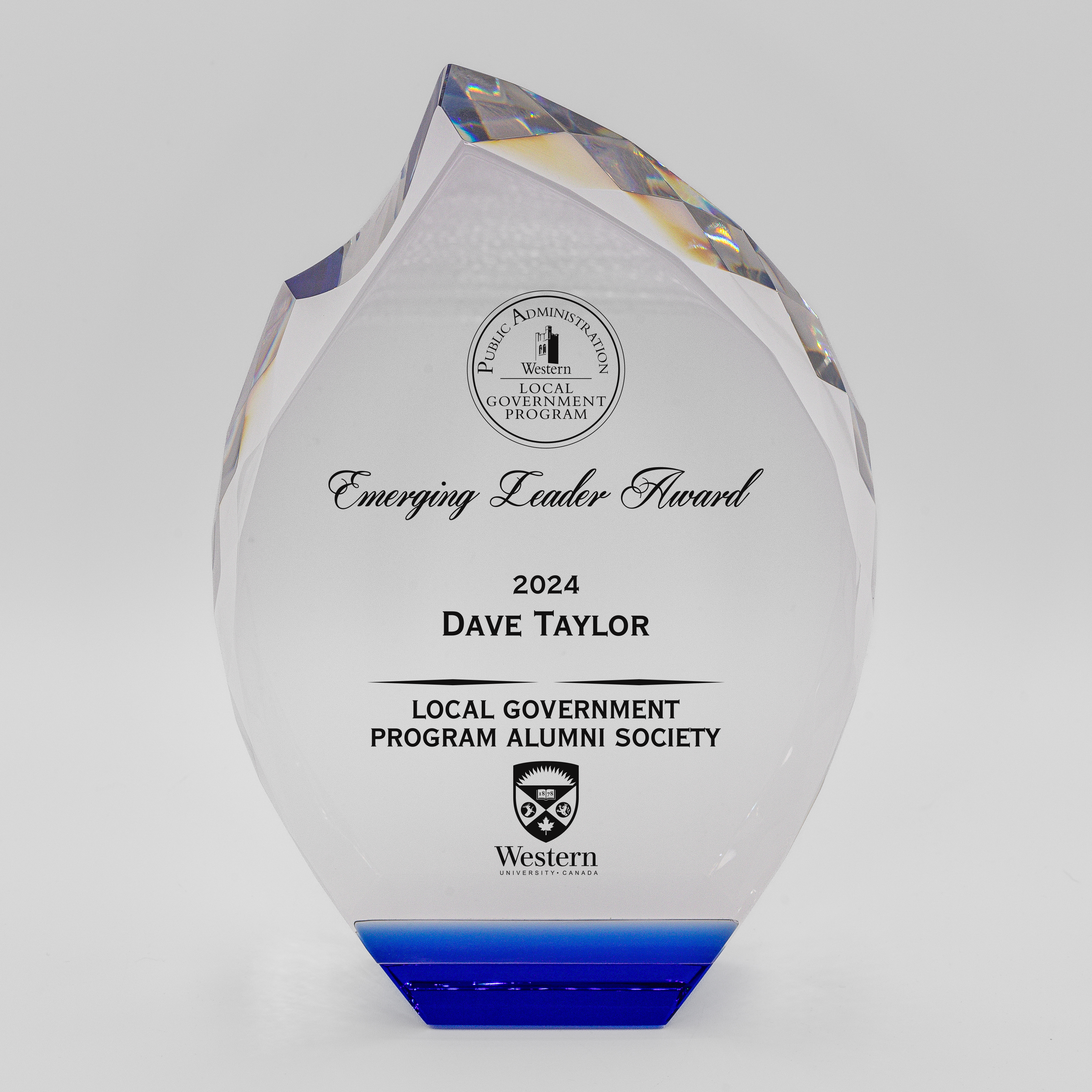 Blue Accent Crystal Flame