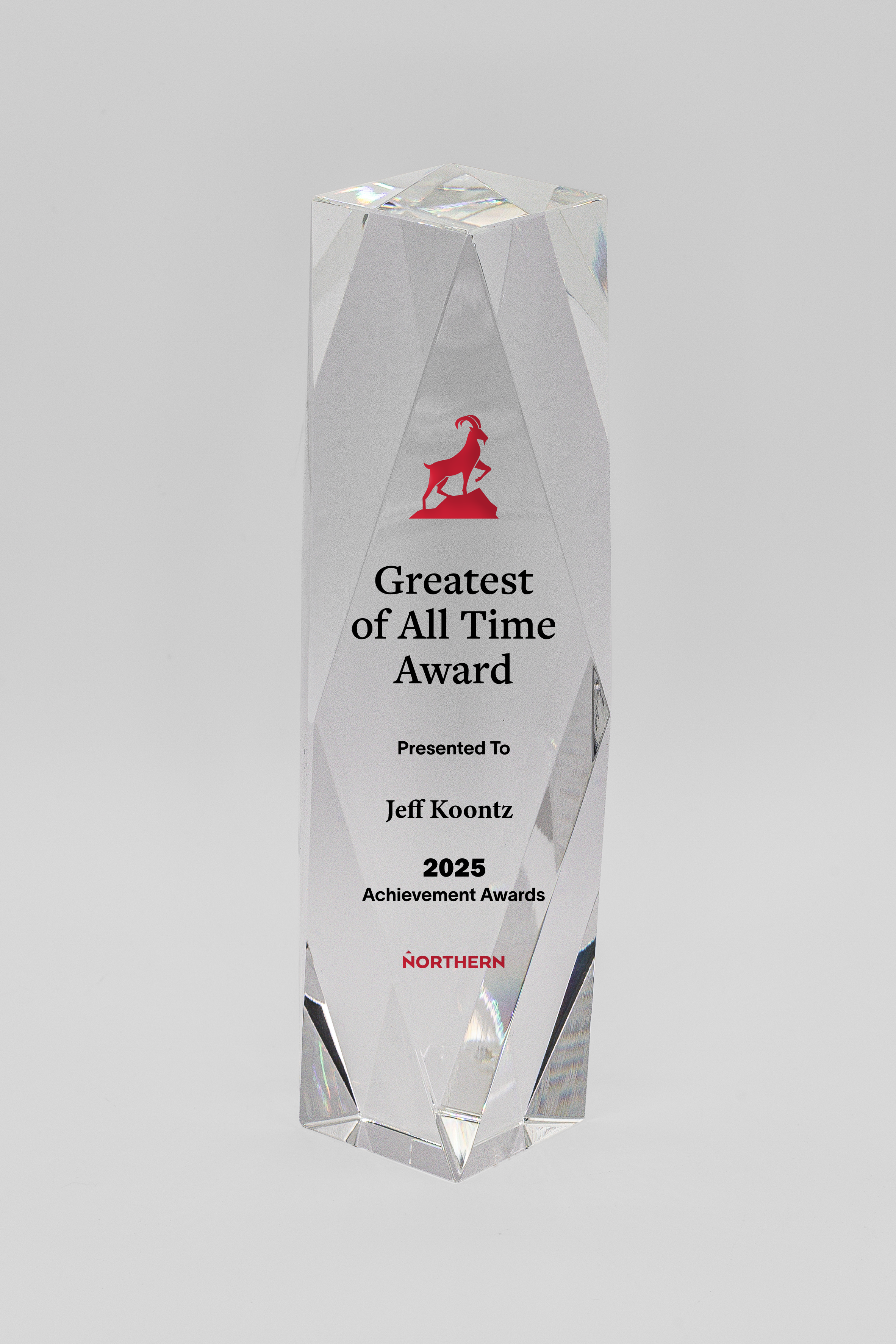 Diamond Prism Crystal Award