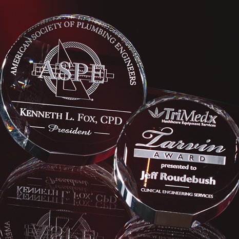 Glass Paperweight Award - - Nothers