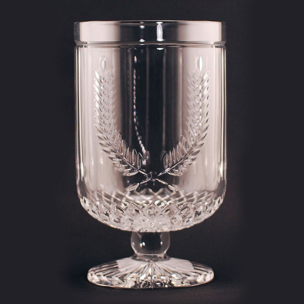 Crystal Laurel Cup Award - 9" - Nothers