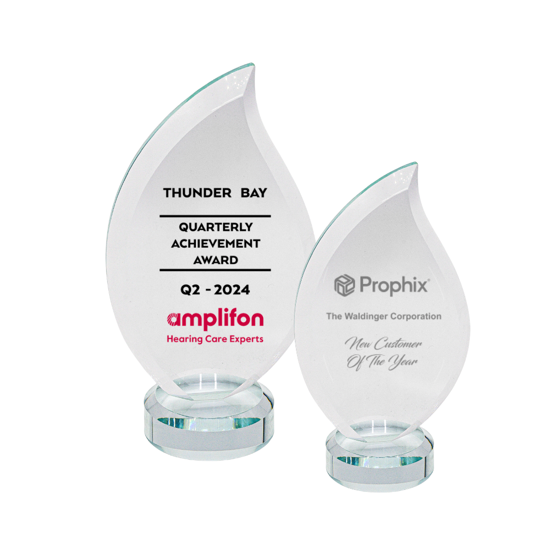 Water Droplet Glass Award