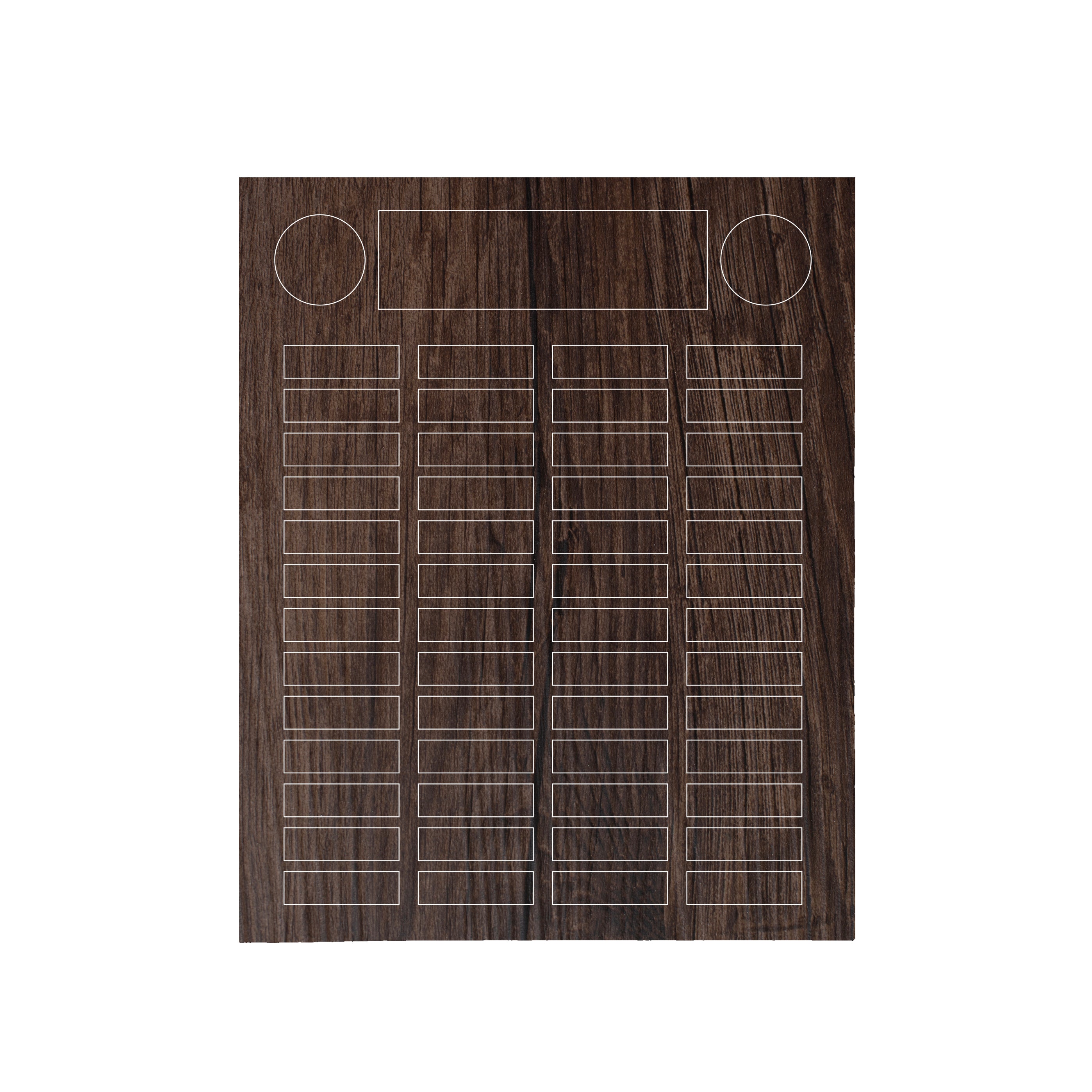 XLarge Annual Walnut Plaque