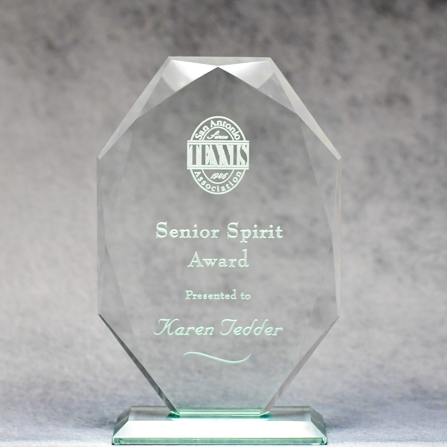 Jade Crystal Octagon Award - - Nothers