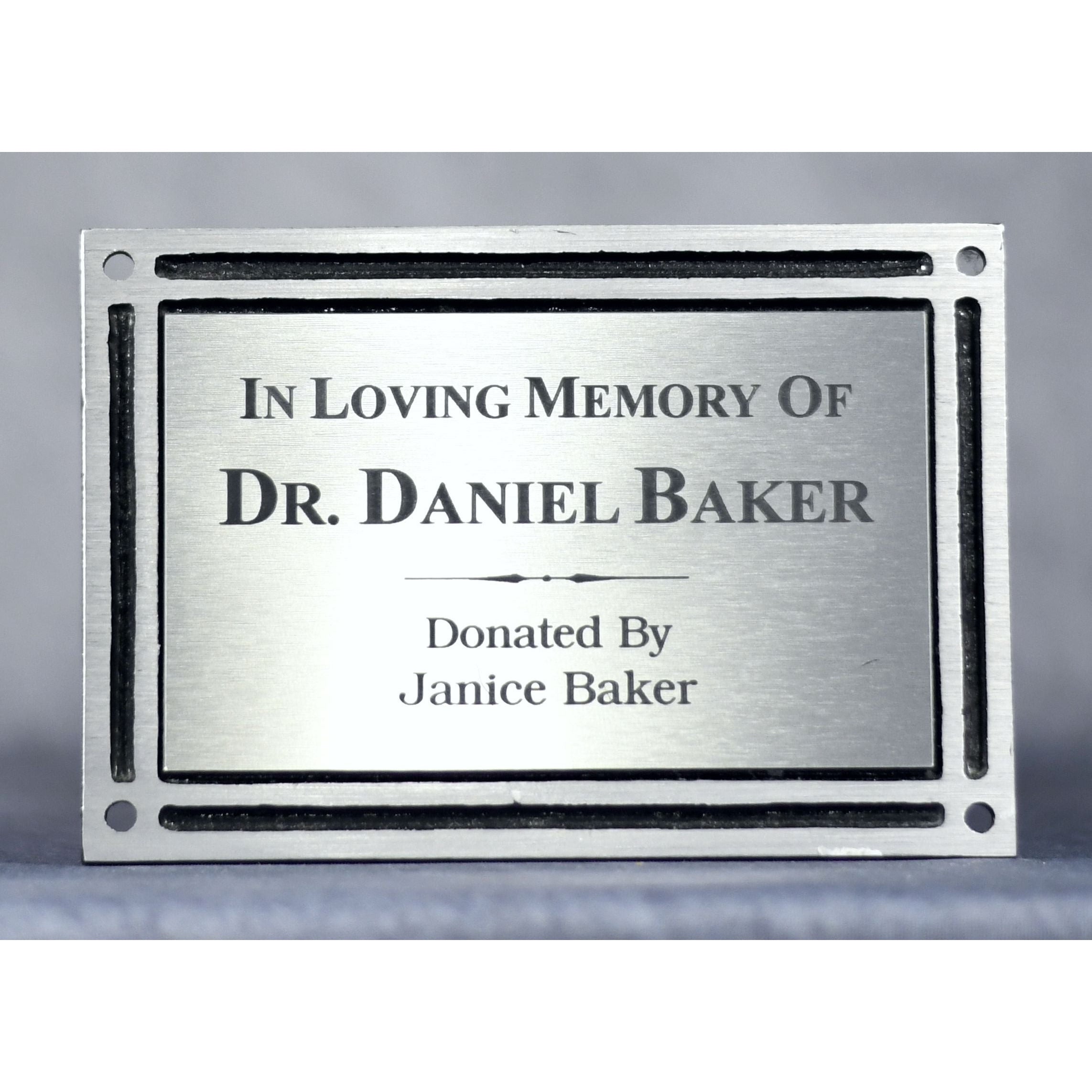 Cast Aluminum Award Plaque - - Nothers