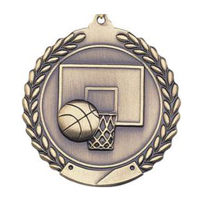 Basketball Sculpted Medal
