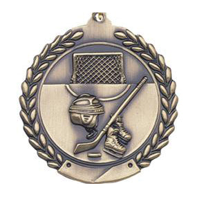 Hockey Sculpted Medal