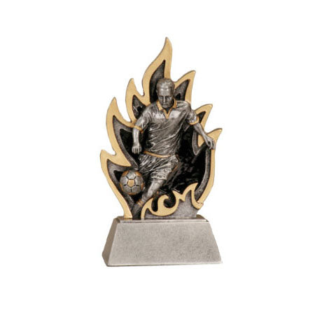 Resin Soccer Flame Award