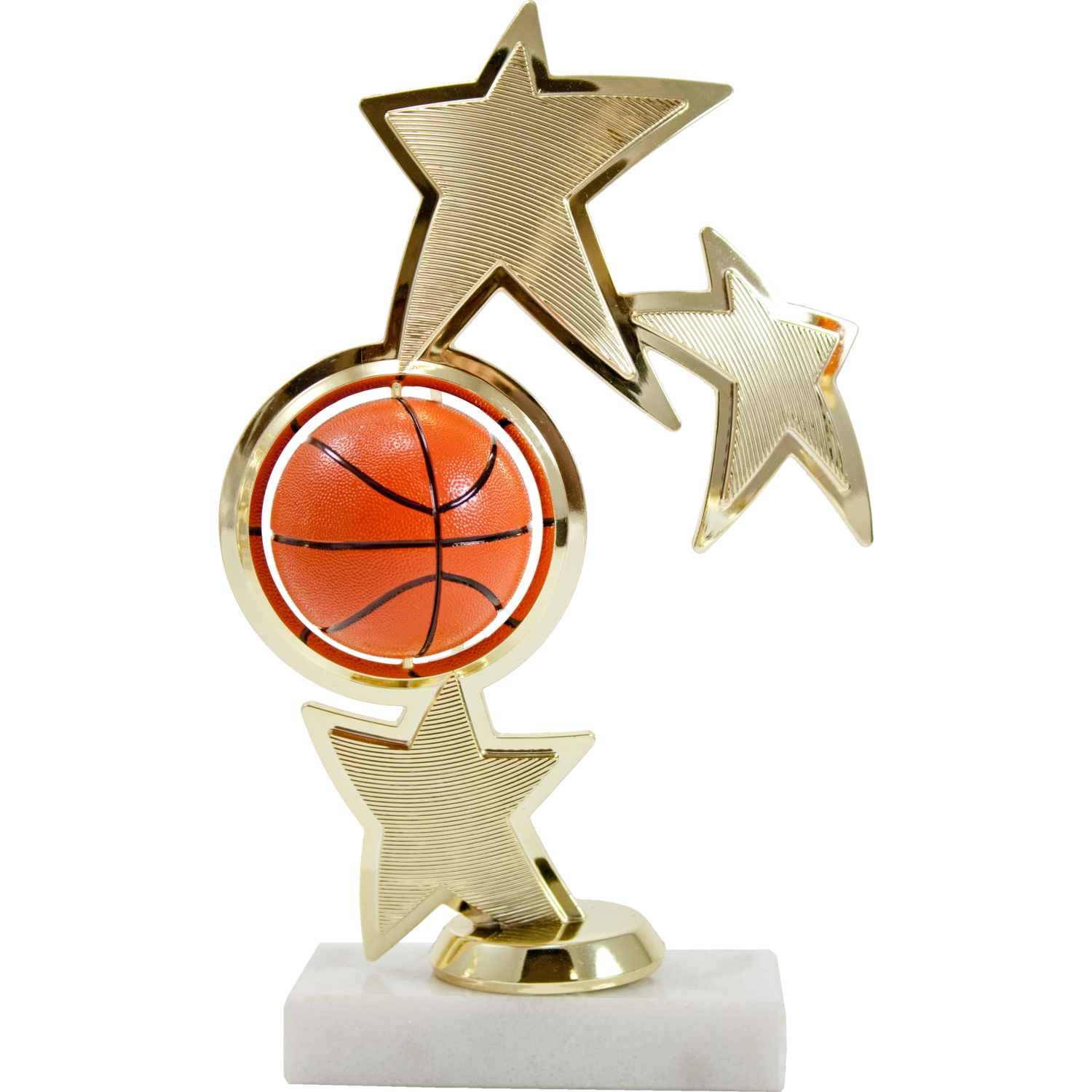 Trophy with Sport Ball Spinner - Basketball - Nothers