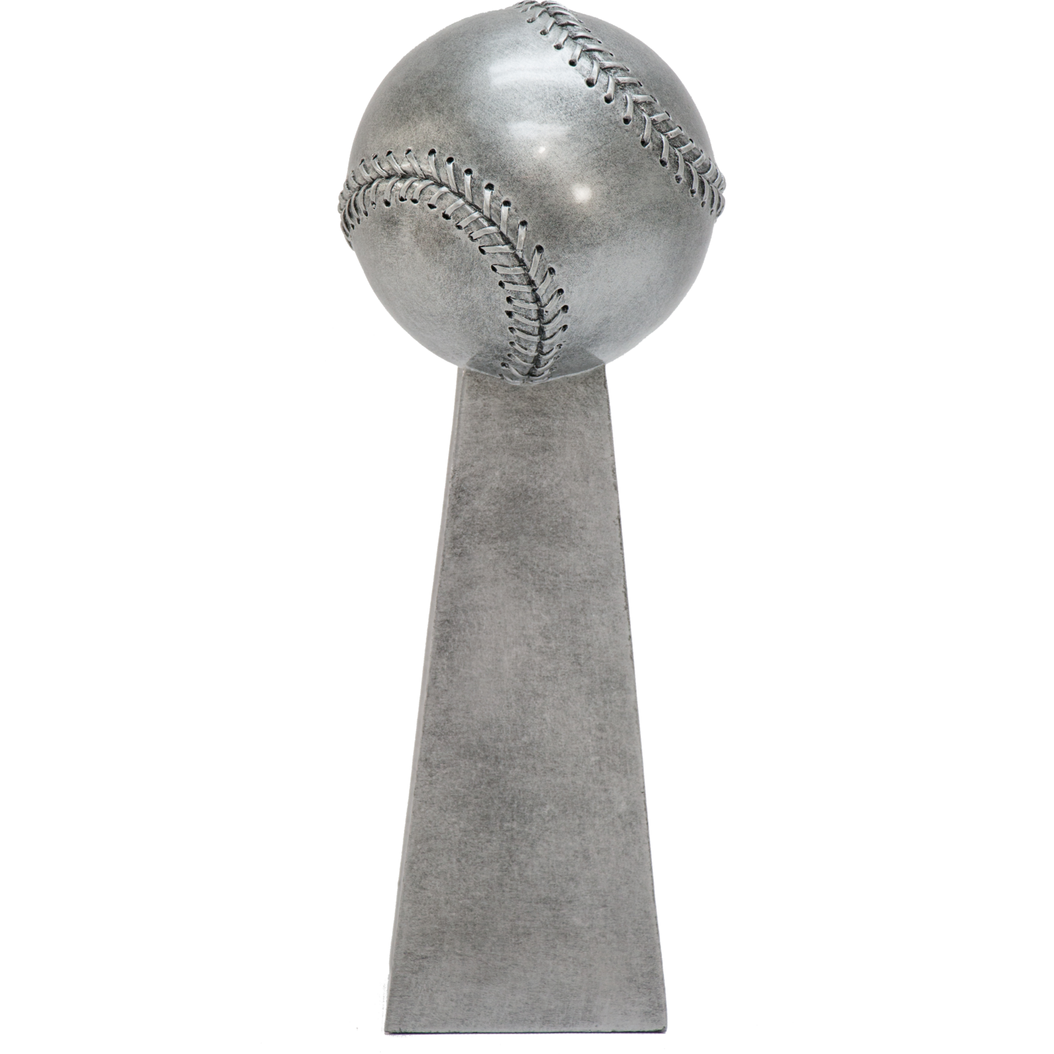 Resin Silver Baseball Sport Tower