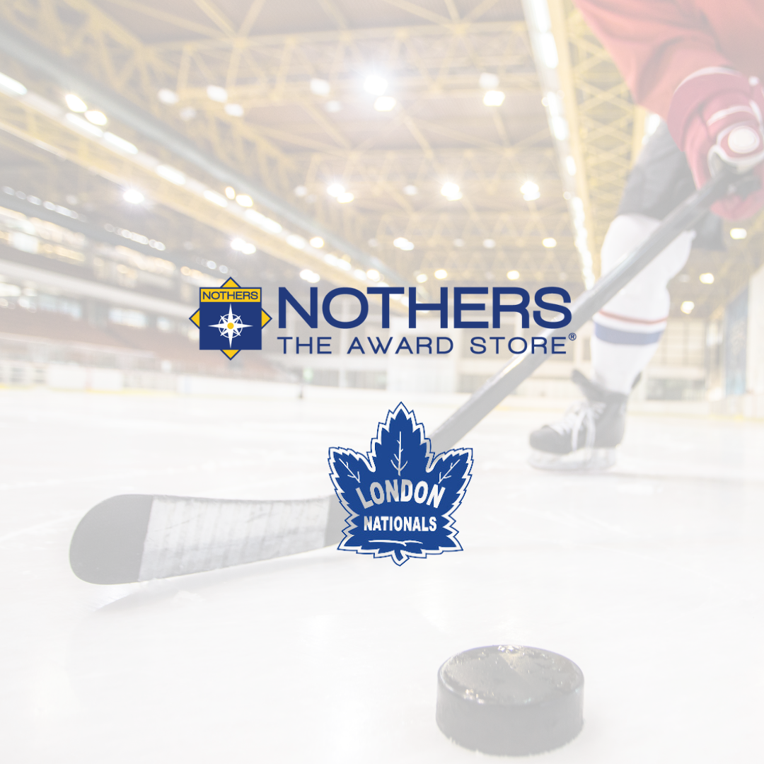 Nothers The Award Store Announces Sponsorship of the London Nationals' "3 Star Player of the Game" with Custom-Designed Puck Awards