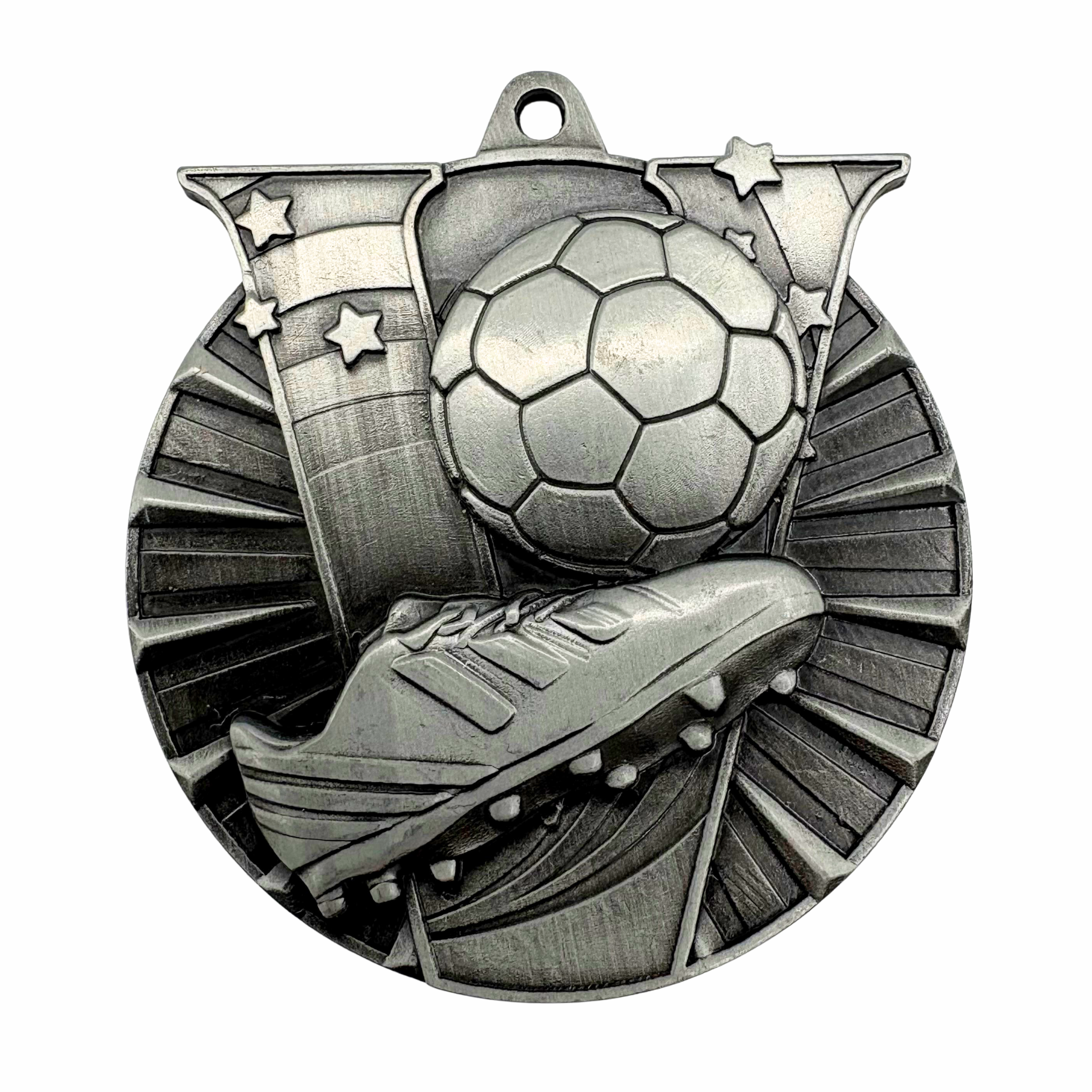 Victory Burst Soccer Medal – 2" Diameter