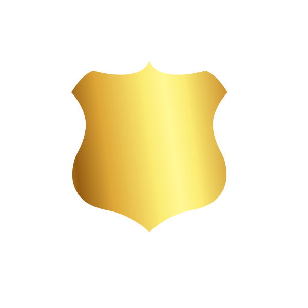 Engraved Award Shield SH-10 - Bright Gold - Nothers