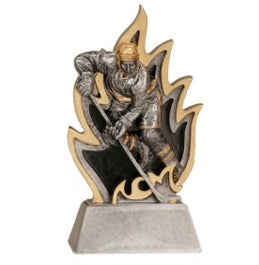 Resin Hockey Flame Trophy