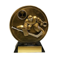Resin Hockey Award - Hockey Goalie Gold - Nothers