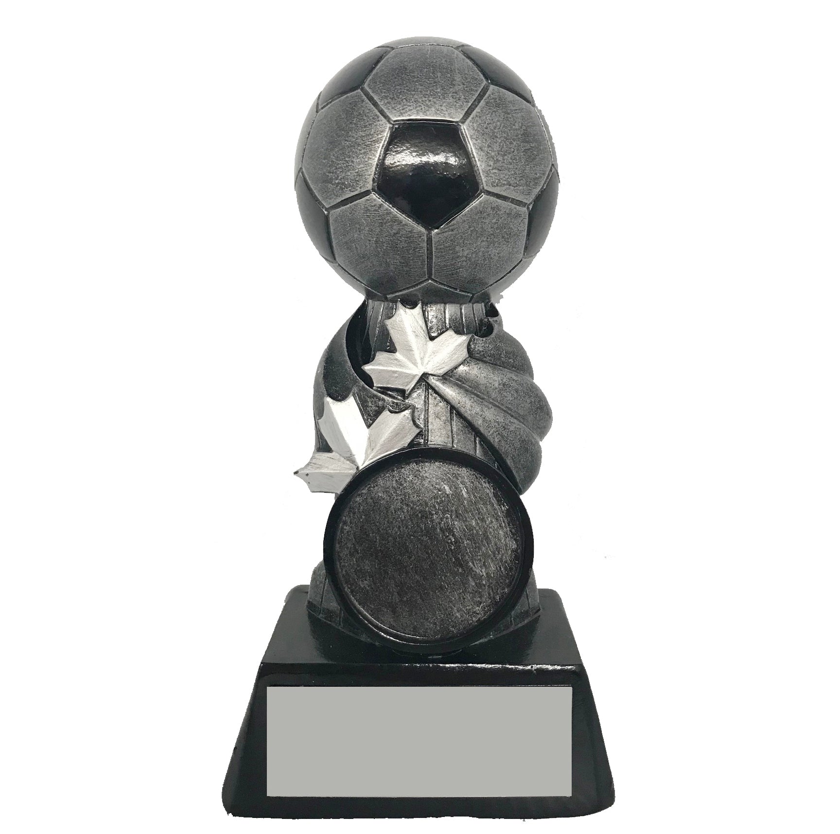 Resin Soccer Pillar Trophy