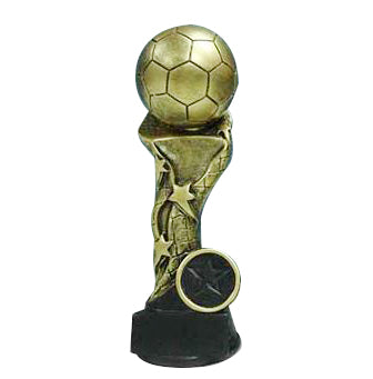 Resin Soccer Twist Trophy