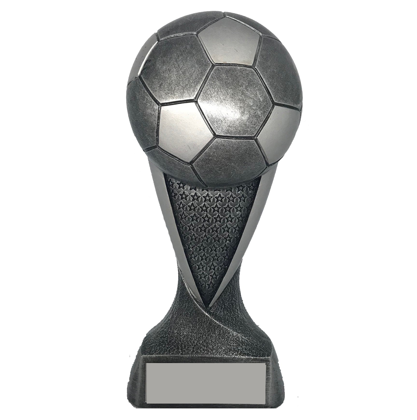 Resin Soccer Ball Trophy - Silver - Nothers