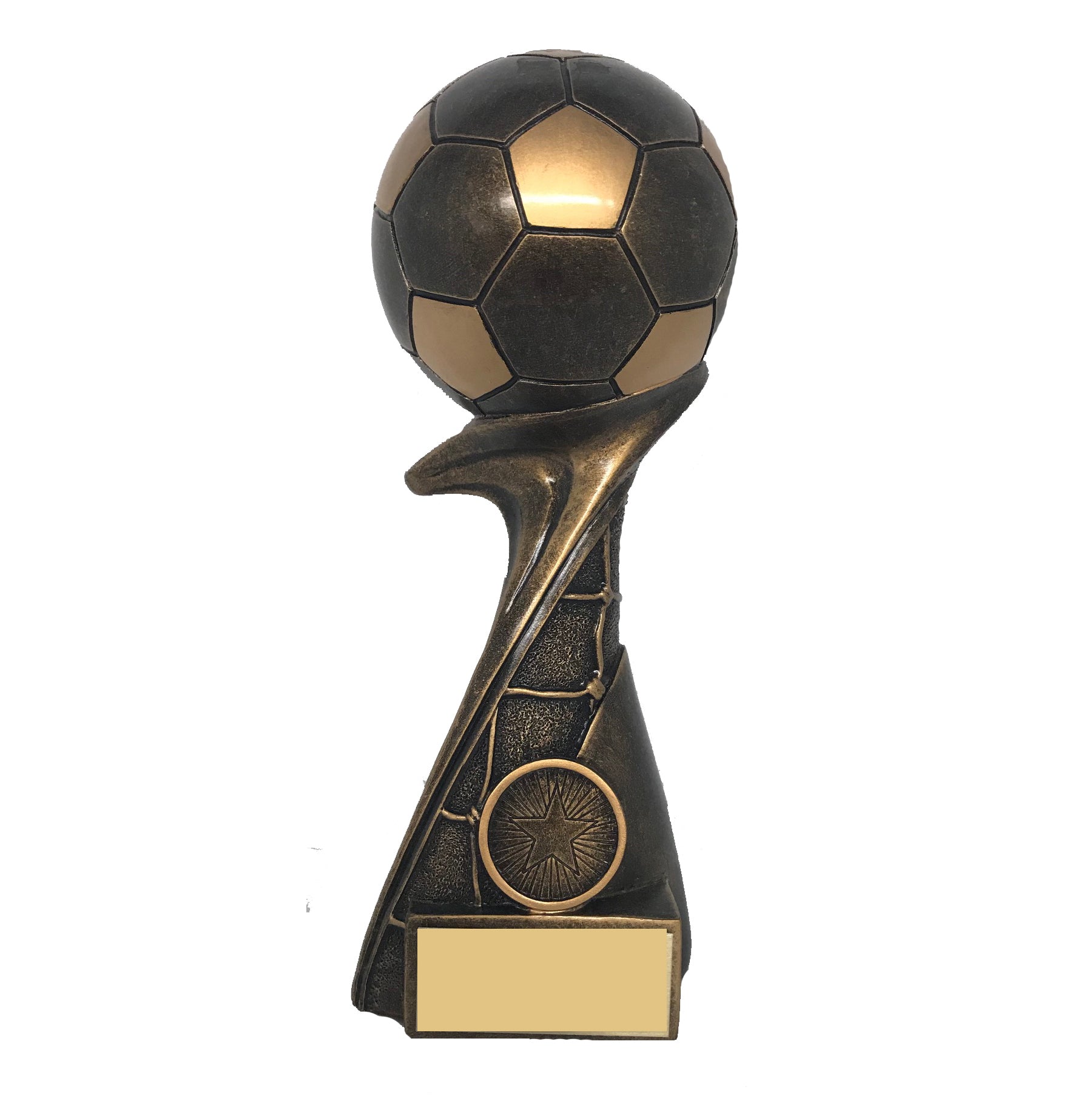 Resin Soccer Ball Trophy - Gold - Nothers
