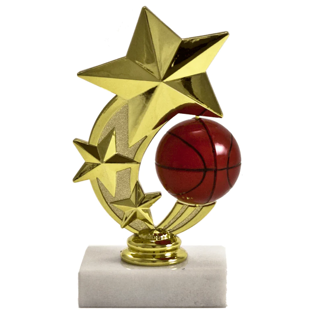 3 Star Spinner Trophy - Basketball - Nothers