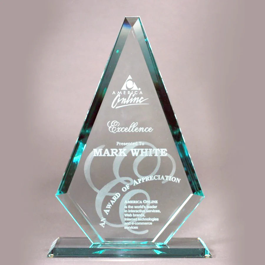 Jade Crystal Diamond Award - 15" - Nothers