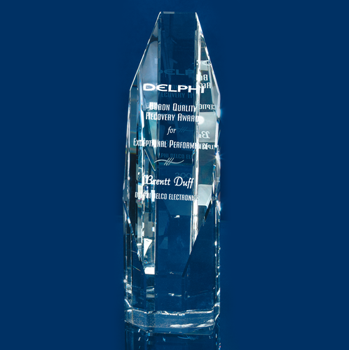Crystal Octagon Tower Award