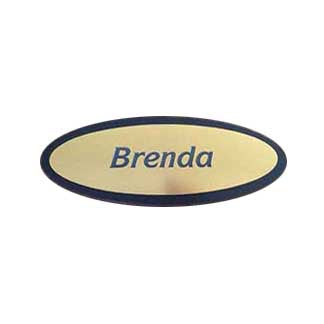 Classic Oval Name Badge - 3.25" x 1.25" - Nothers
