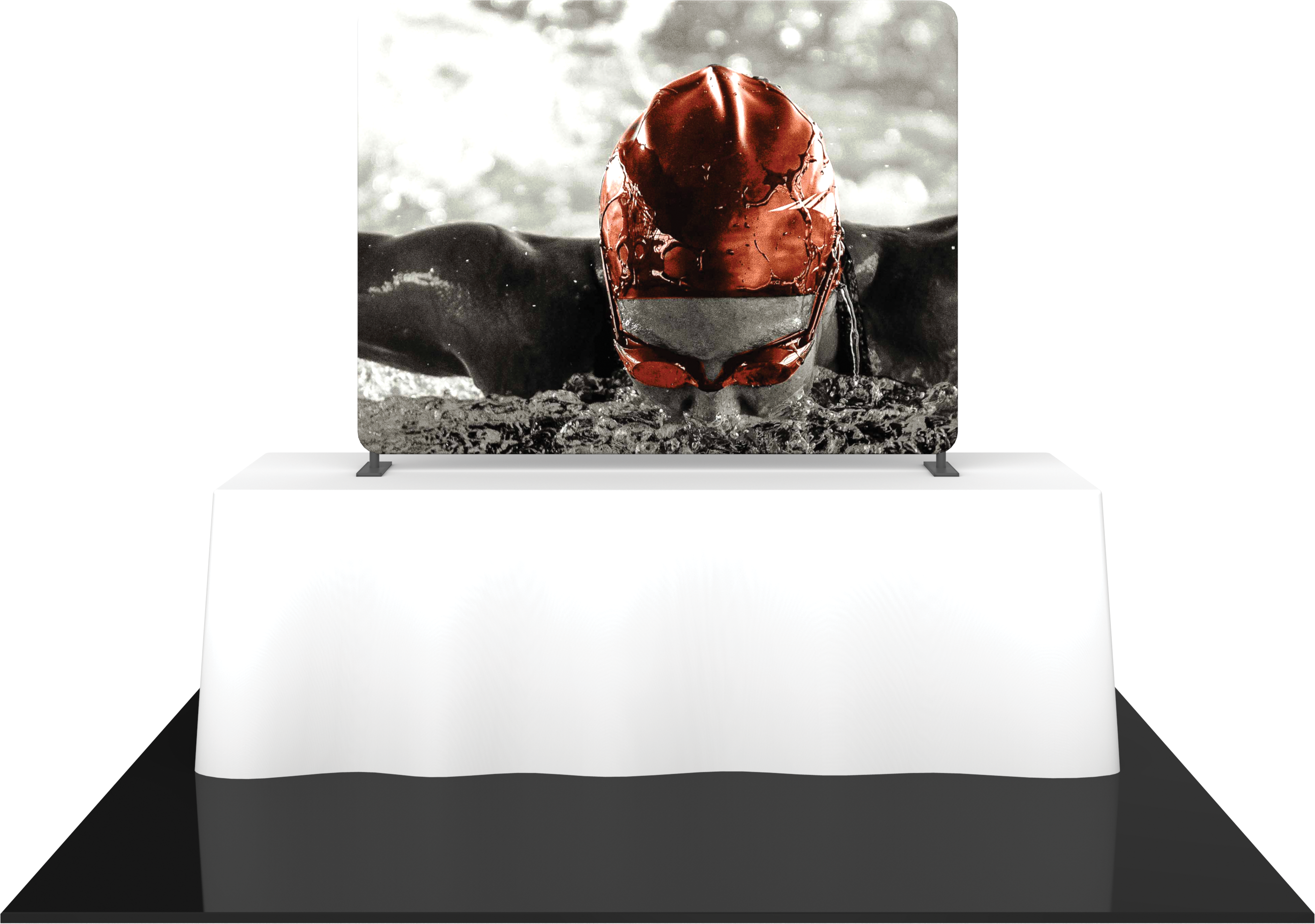 Formulate Essential Tabletop Straight Fabric Backwall