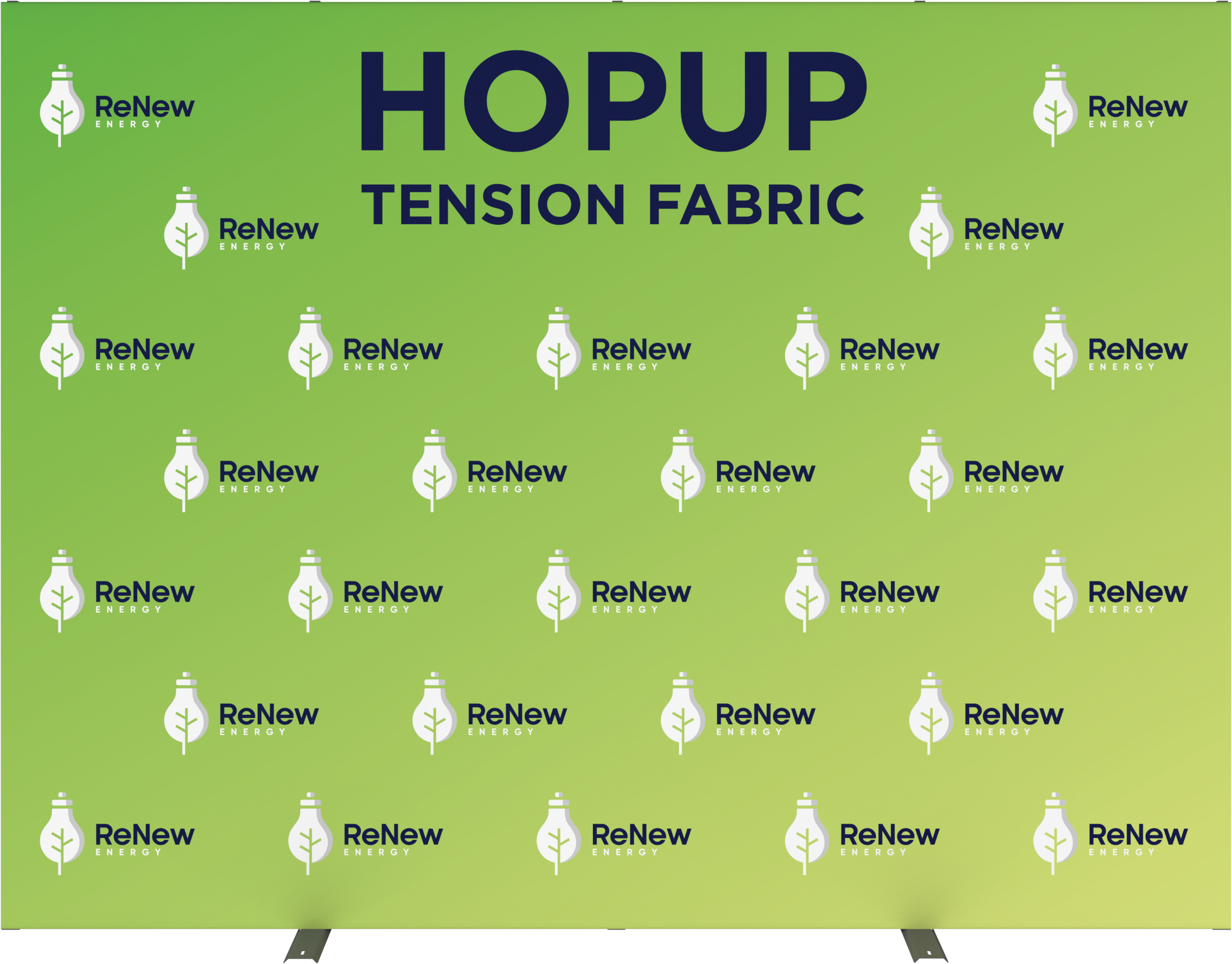 HOPUP 10ft Straight Full Height Tension Fabric Display