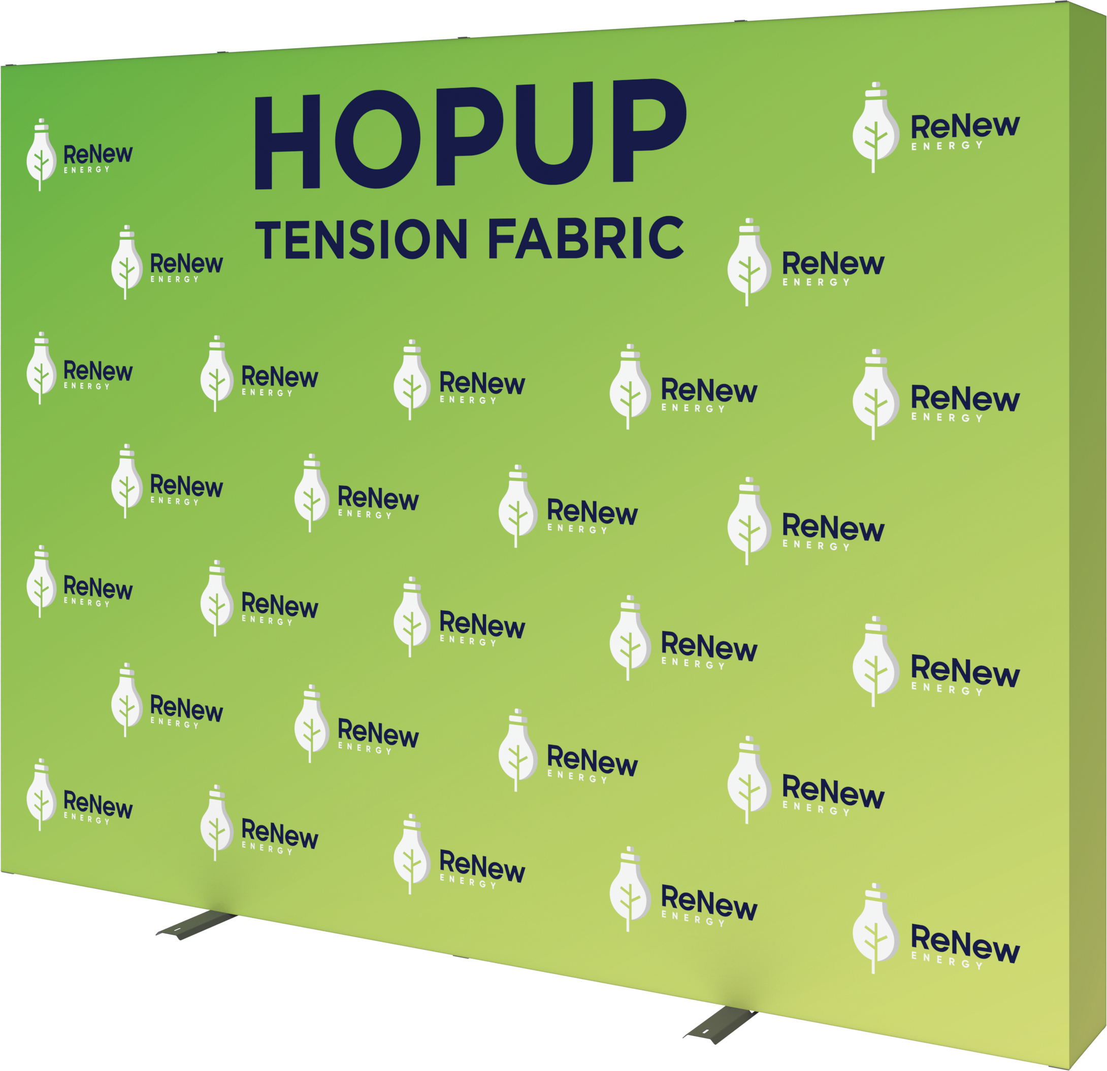 HOPUP 10ft Straight Full Height Tension Fabric Display