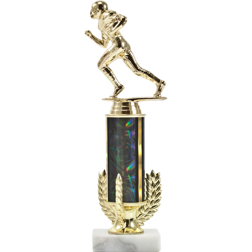Tri-Wreath Trophy with Inset - 9" - Nothers