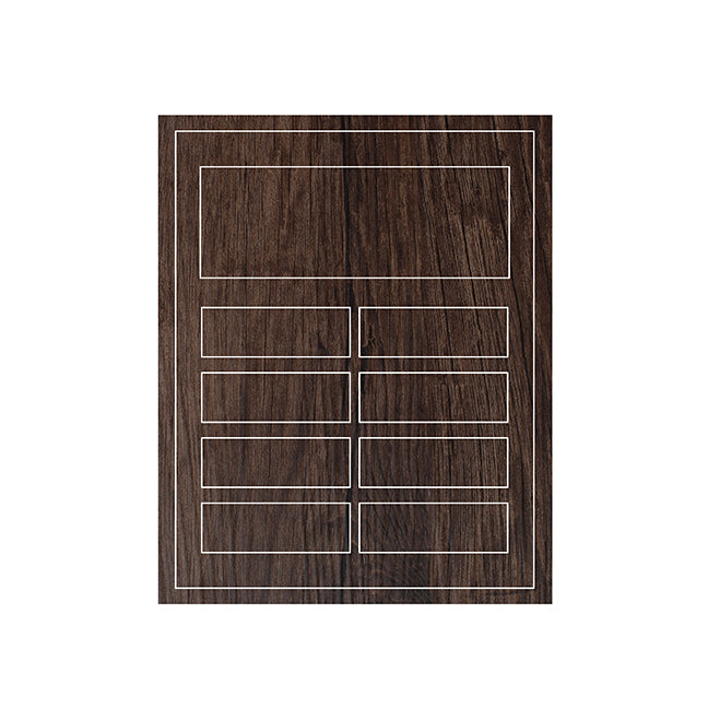 8 Plate Annual Award Plaque - Walnut - Nothers