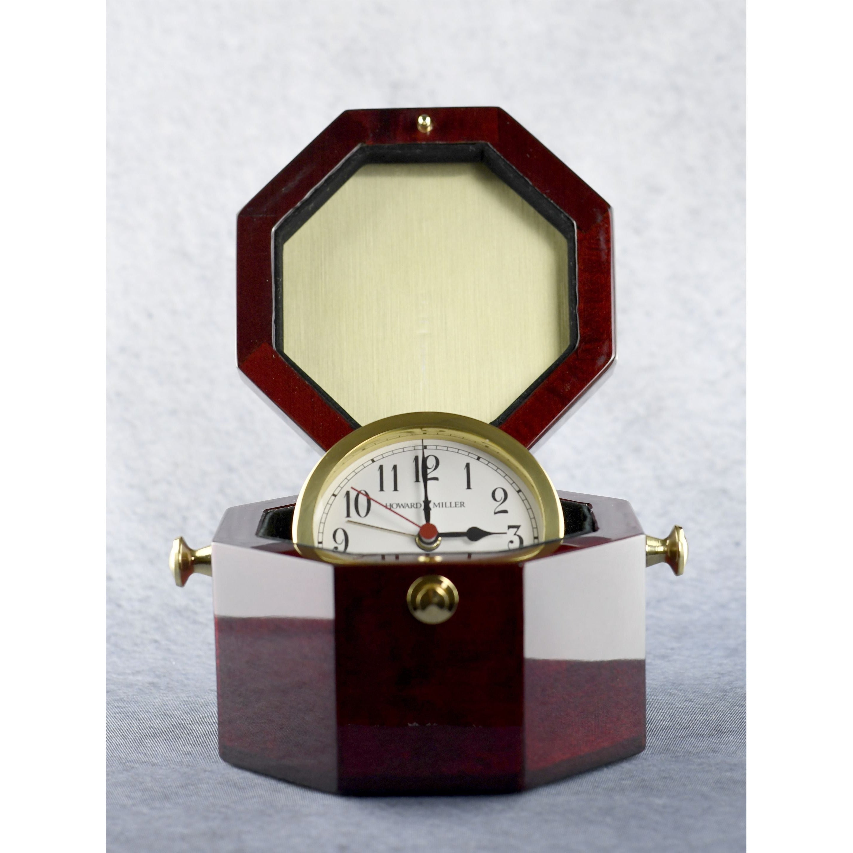 Captain's Clock Encased in Cherrywood - - Nothers