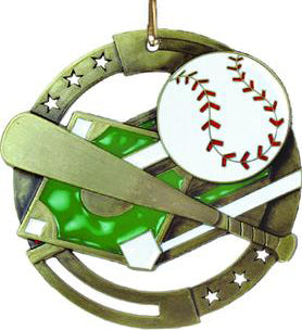 Action XL Medals - Baseball Gold - Nothers