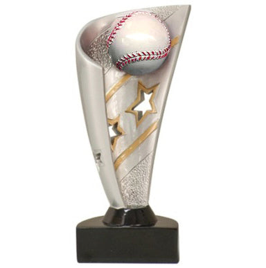 Resin Baseball Flag Trophy