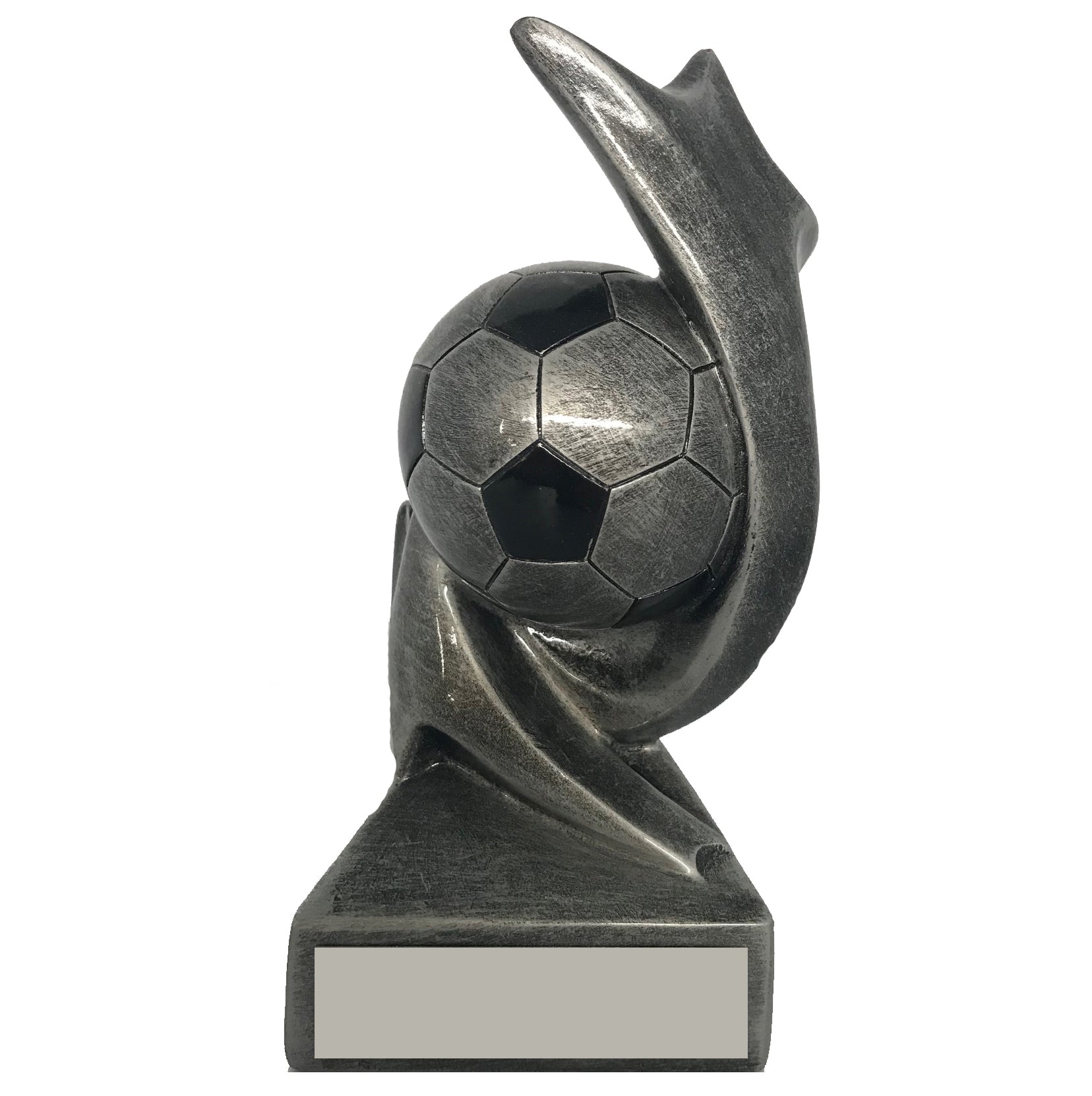 Resin Soccer Ball Trophy - 5.9" Silver - Nothers