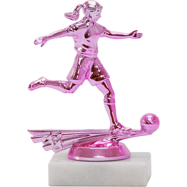 Pretty in Pink Trophy Series - 6" Soccer - Nothers